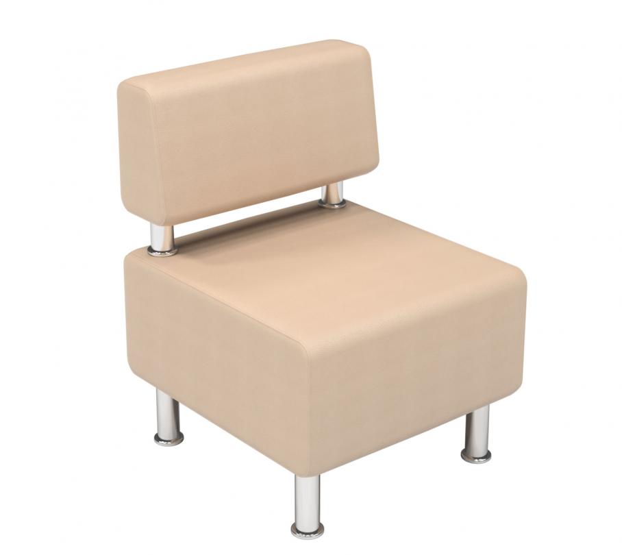 Диван офісний 1-місний (шкірозамінник) АНШАР ГРУП (59704), 600х650х800 мм.